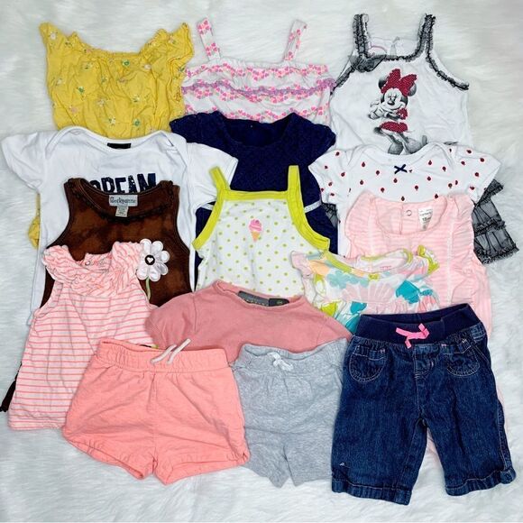 18 Months Baby Girl Summer Clothes LOT - Picture 1 of 9
